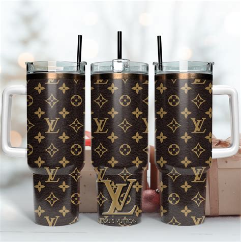 louis vuitton coffee tumbler|stanley louis vuitton tumbler 40oz.